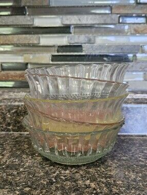 Vintage Kig Glass Bowls Set Of 5